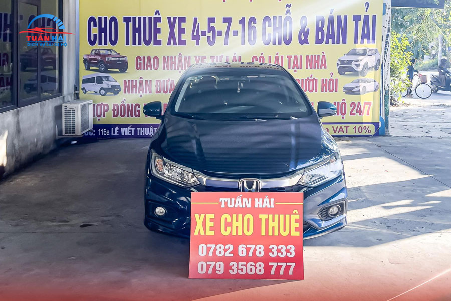 Thuê xe Honda city 2020 tại Nghệ An